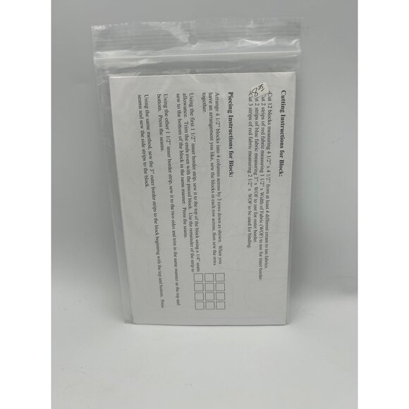 The Wooden Bear Quilt Designs Straddling Snowboy Pattern Pack - Picture 2 of 2